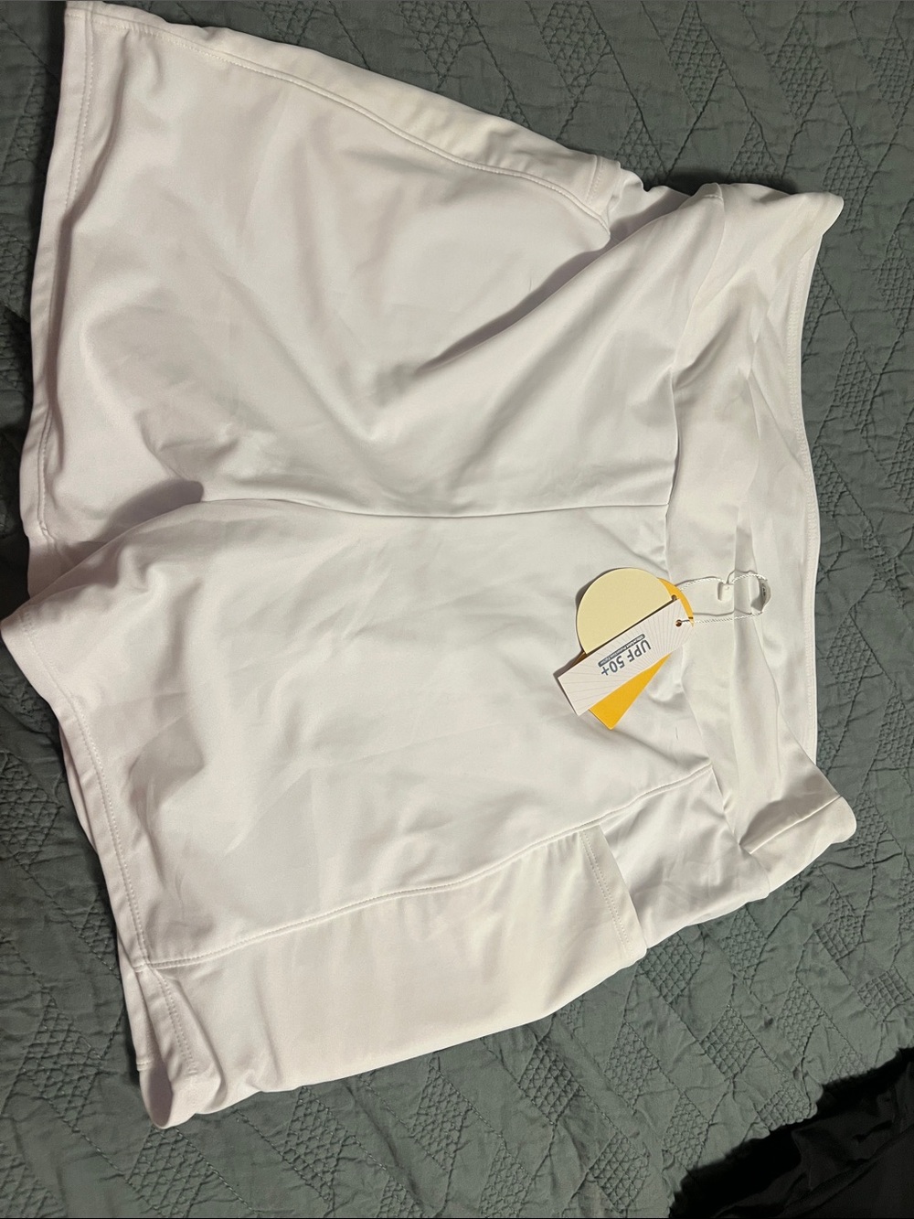Women's White Performance Shorts - Unbranded